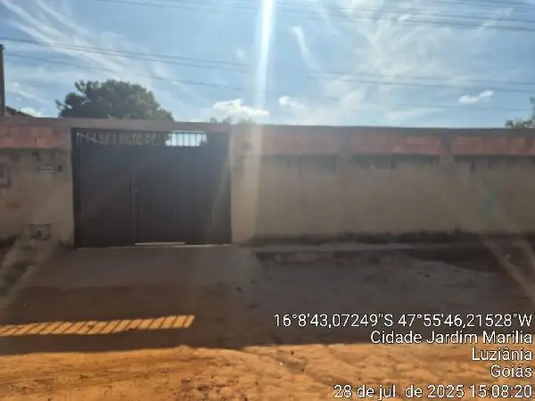Imóvel em leilão - QUADRA D4, LOTE 20, CIDADE JARDIM MARILIA, LUZIANIA, GO