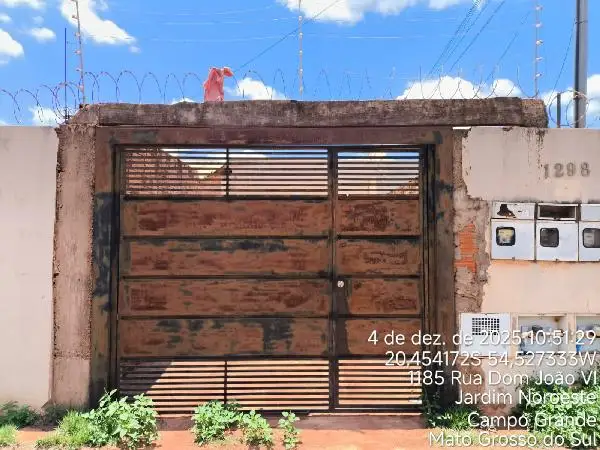 Imóvel em leilão - RUA DOM JOAO VI, N. 1298, CS 02, JARDIM NOROESTE, CAMPO GRANDE, MS