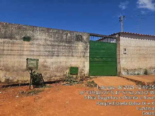Imóvel em leilão - QUADRA 473 LOTE 19 RUA 335, N. SN, CS 03, PARQUE ESTRELA DALVA X, LUZIANIA, GO