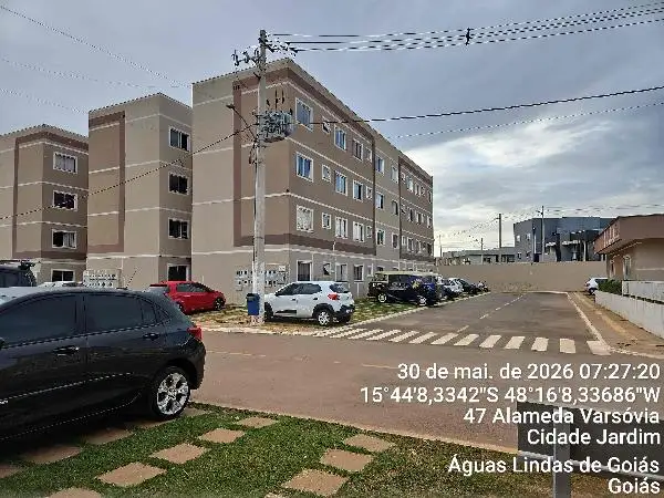 Imóvel em leilão - ALAMEDA VARSOVIA, N. SN, Apto 201, 2º PAVIMENTO TORRE 04, MANSOES CENTRO OESTE, AGUAS LINDAS DE GOIAS, GO