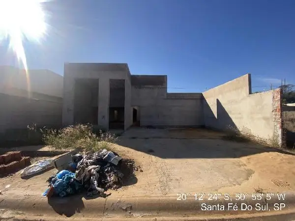 Imóvel em leilão - RUA ALZIRA APARECIDA RAVAZZI ZOCARATTO, N. SN, LT 14 QD A, RESIDENCIAL VILA IMPERIAL, SANTA FE DO SUL, SP