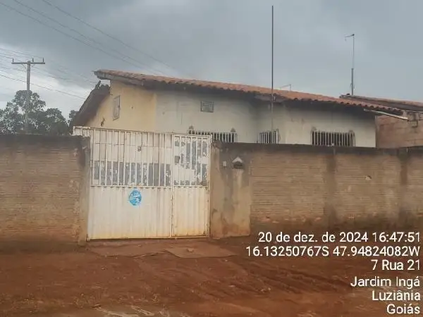 Imóvel em leilão - AVENIDA DE PENETRACAO I, N. S/N, CASA03, QD.37, LT.06, JARDIM PLANALTO, LUZIANIA, GO