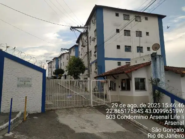 Imóvel em leilão - RUA JOSE GOMES AMADO, N. 50, Apto 101, BL 03, ARSENAL, SAO GONCALO, RJ