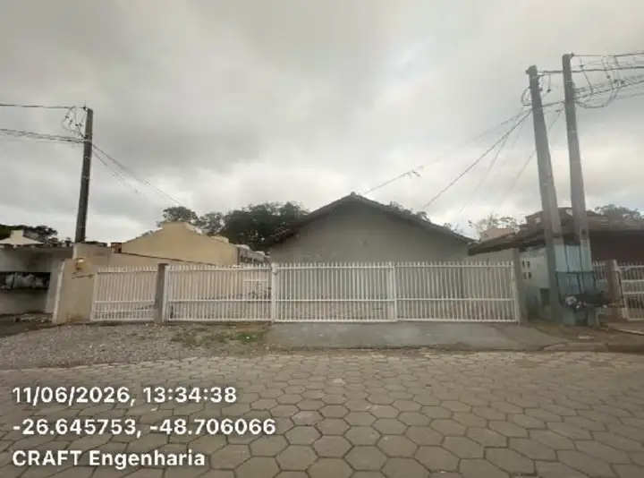 Casa - 44,88m² de área privativa, 59,28m² de área do terreno, com vaga de garagem - BARRA VELHA/SC