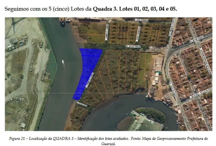 Terreno em leilão em Guarujá