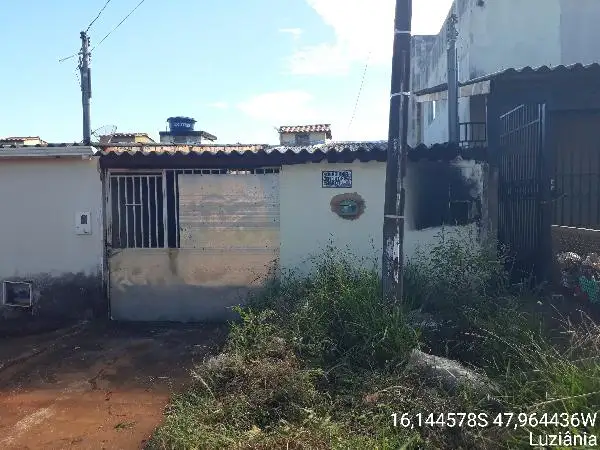 Imóvel em leilão - RUA GOIANIA, N. SN, CS 01 LT 15 QD 114, JARDIM DO INGA, LUZIANIA, GO