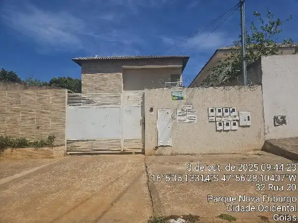 Imóvel em leilão - RUA 03, N. SN, Apto 102, PAV TERREO VG 102 LT 21 QD 32, PARQUE NOVA FRIBURGO B, CIDADE OCIDENTAL, GO