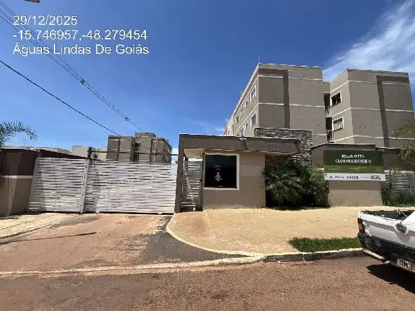 Imóvel em leilão - QUADRA 67, N. SN, Apto 201, LT 03 RUA 06 CJ B VG 38, PARQUE DA BARRAGEM SETOR 08, AGUAS LINDAS DE GOIAS, GO