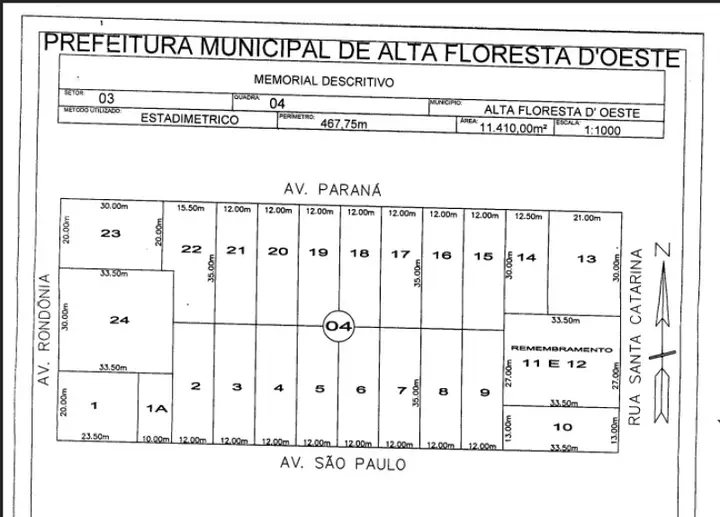 Casa em leilão em Alta Floresta D'Oeste