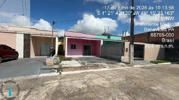 Leilão Extrajudicial de Casa em Benevides - Avenida Joaquim Pereira Queiroz, N. S/ N, Quadra C Lt 63, Presidente Medice