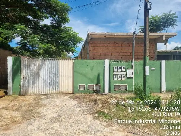 Imóvel em leilão - QUADRA 210, N. SN, CS 02 LT FG RUA 45, PARQUE INDUSTRIAL MINGONE, LUZIANIA, GO