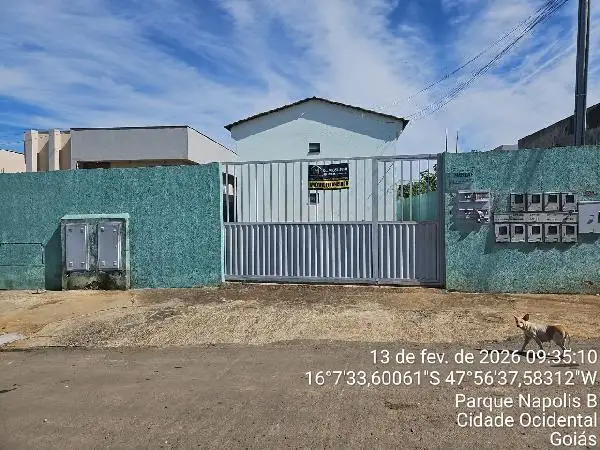 Imóvel em leilão - QUADRA 80, N. SN, Apto 204, LT 31 RUA 34 VG 204, PARQUE NAPOLIS B, CIDADE OCIDENTAL, GO