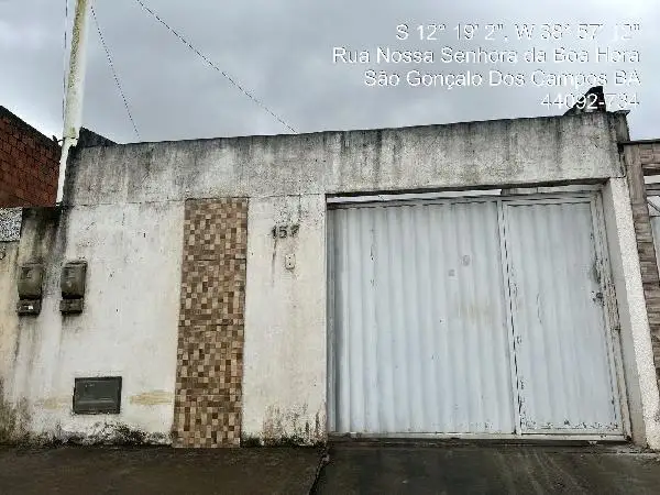 Imóvel em leilão - RUA NOSSA SRA. DA BOA HORA, N. 157,, FAZ BOA HORA, SAO GONCALO DOS CAMPOS, BA