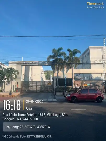 Imóvel em leilão - AVENIDA LUCIO TOME FETEIRA, N. 822, Apto 304, BL 08, LT B-1B, VILA LAGE, SAO GONCALO, RJ