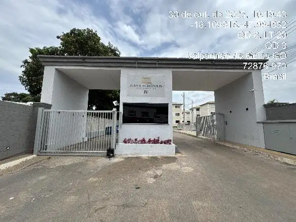 Imóvel em leilão - RUA 8, N. SN, Apto 102, BL 26 TÉRREO VG 160 QD 08 CH 37, CHACARAS E MANSOES SANTA MARIA, VALPARAISO DE GOIAS, GO