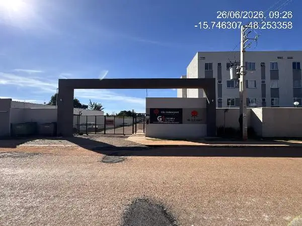 Imóvel em leilão - QUADRA P, N. SN, Apto 02,  RUA 02 CH 07 QD P BL D, CHACARAS COIMBRA, AGUAS LINDAS DE GOIAS, GO