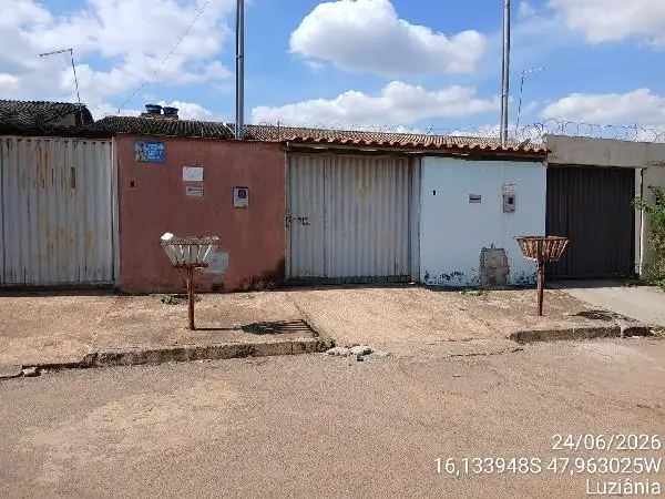 Imóvel em leilão - QUADRA 24, N. SN, CASA 02 RUA LINS LT 20, JARDIM ZULEIKA, LUZIANIA, GO