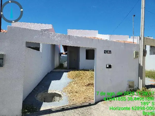 Imóvel em leilão - RUA L, N. 136-D, QD 01 LT 02, VERTENTE, HORIZONTE, CE