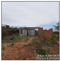 Imóvel em leilão - RUA RAIMUNDO DE SOUSA FREITAS, N. SN, LT 16, QD E, SITIO CEDRON, CARIRIACU, CE