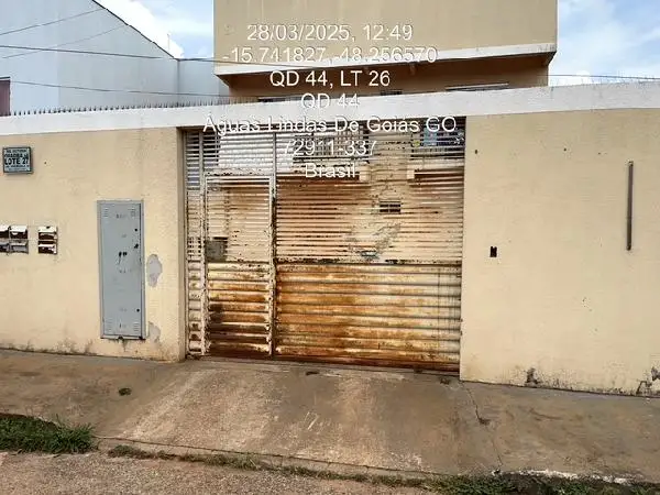 Imóvel em leilão - R 07, N. SN, Apto 101, LT 27 - QD 44, JARDIM PEROLA DA BARRAGEM II, AGUAS LINDAS DE GOIAS, GO
