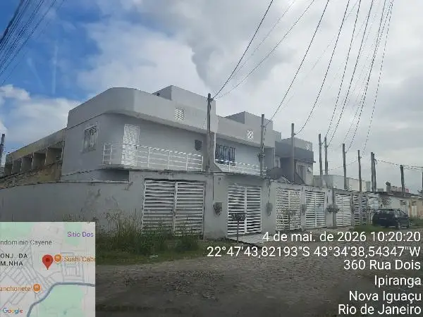 Imóvel em leilão - RUA OITO, N. 100, CS 03 LT 1 QD I, CABUCU, NOVA IGUACU, RJ
