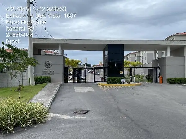Imóvel em leilão - ESTRADA DA BOA VISTA, N. SN, Apto 404, TORRE 04 TIPO I, NOVO HORIZONTE (MANILHA), ITABORAI, RJ
