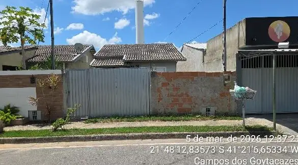 Imóvel em leilão - RUA HERCILIA RIBEIRO, N. 24, LT 12 QD O, CARVAO, CAMPOS DOS GOYTACAZES, RJ