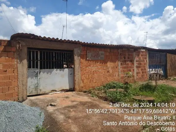 Imóvel em leilão - QUADRA 40,N. S/N LT 10, JARDIM ANA BEATRIZ I - CEP: 72902-284, SANTO ANTONIO DO DESCOBERTO - GOIAS