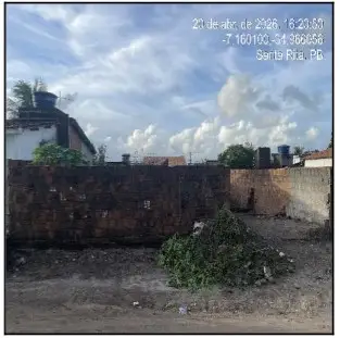 Terreno em leilão em SANTA RITA