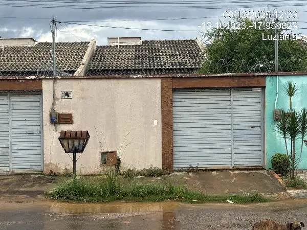 Imóvel em leilão - QUADRA 196,N. SN CASA 02, LT 12, RUA 256, PARQUE ESTRELA DALVA IX - CEP: 72853-196, LUZIANIA - GOIAS