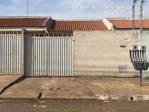 Imóvel em leilão - AVENIDA BRASILIA, N. LT 06, CS 01, QD C-1, CIDADE JARDIM MARILIA, LUZIANIA, GO