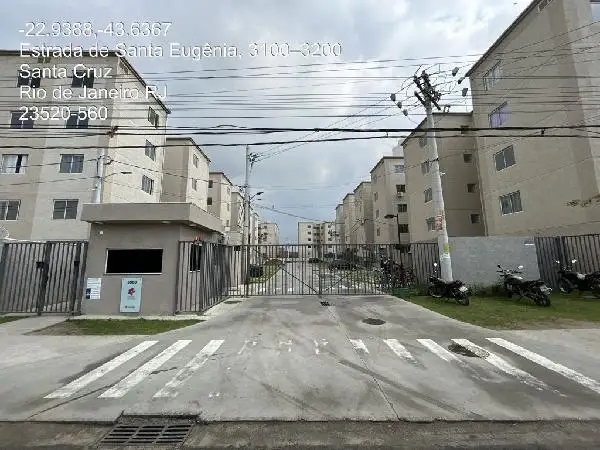 Imóvel em leilão - ESTRADA DE SANTA EUGENIA, N. 3000, Apto 205, BL 04, SANTA CRUZ, RIO DE JANEIRO, RJ