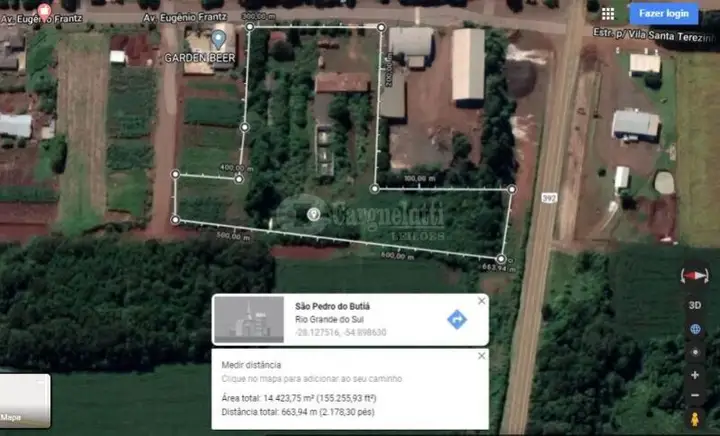 Leilão Judicial de Terreno - Av. Dr. Eugênio Frantz