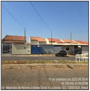 Imóvel em leilão - QUADRA 150, N. SN, LT 14-A CS 03, MANSOES DE RECREIO ESTRELA DALVA IV, LUZIANIA, GO