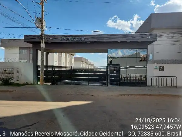 Imóvel em leilão - RUA RUI BARBOSA, N. SN, Apto 204, BL J LT 11 QD 04 VG 204, MANSOES RECREIO MOSSORO, CIDADE OCIDENTAL, GO