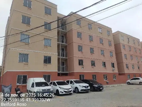 Imóvel em leilão - RUA BELO HORIZONTE, N. 581, Apto 304, TORRE T1, LT 02, DAS GRACAS, BELFORD ROXO, RJ
