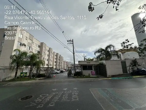 Imóvel em leilão - RUA VICENTE FRANCISCO DOS SANTOS,N. 1956 APTO. 411 BL 01 LT 1 PAL 49440, CAMPO GRANDE - CEP: 23075-470, RIO DE JANEIRO - RIO DE JANEIRO