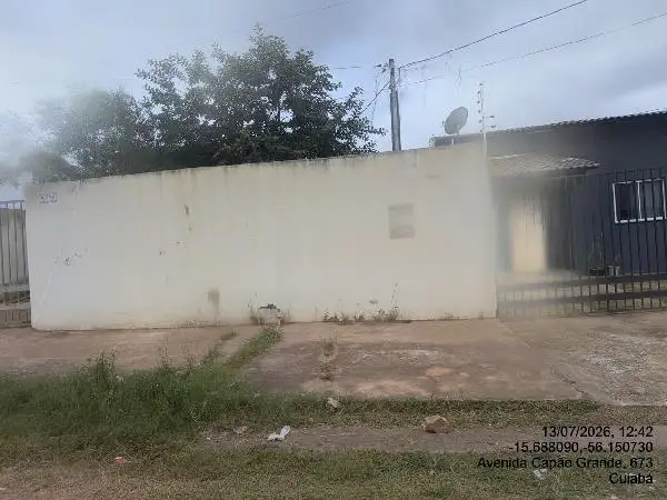 Imóvel em leilão - RUA DOS AMAZONAS, N. SN, QD 173 LT 02, PRIMAVERA, VARZEA GRANDE, MT