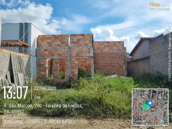 Terreno em leilão em Teixeira de Freitas