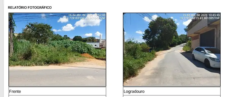 Terreno em leilão em Vespasiano
