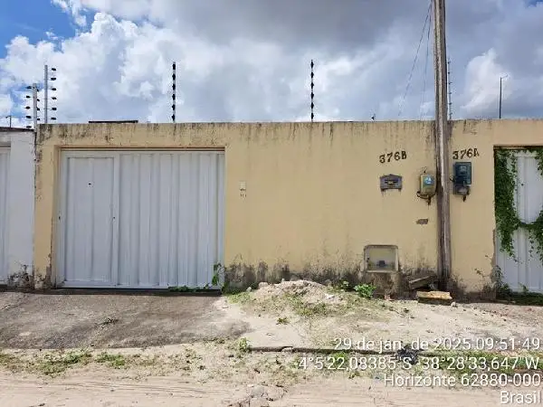 Imóvel em leilão - RUA MARIA FRANCISCA DE JESUS, N. 376, B, DIADEMA, HORIZONTE, CE