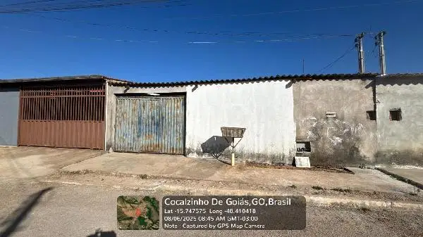 Imóvel em leilão - RUA VI, N. SN, QD 27 LT 14, GIRASSOL RESIDENCIAL, COCALZINHO DE GOIAS, GO
