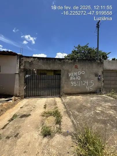Imóvel em leilão - QUADRA 82, N. SN, LT 02 CS 01 RUA 12, PARQUE SANTA FE, LUZIANIA, GO