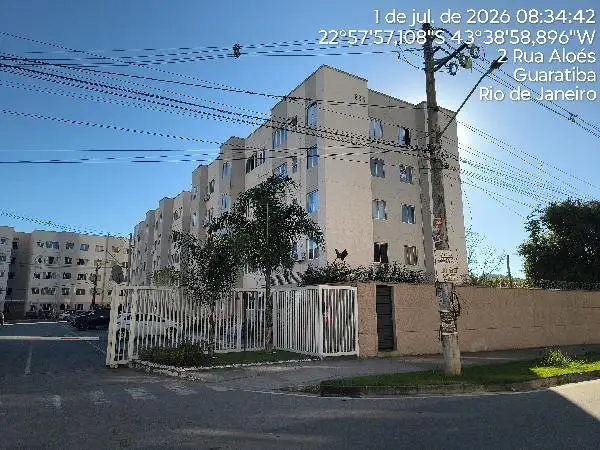 Imóvel em leilão - RUA ALOES,N. 152 APTO. 207 BL.3 LT.14 QD.6, GUARATIBA - CEP: 23032-040, RIO DE JANEIRO - RIO DE JANEIRO