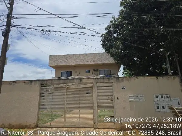 Imóvel em leilão - QUADRA 48, N. SN, Apto 203, LT 21 RUA NITERÓI VG 203 PQ ARAGUARI-A, PARQUE ARAGUARI, CIDADE OCIDENTAL, GO