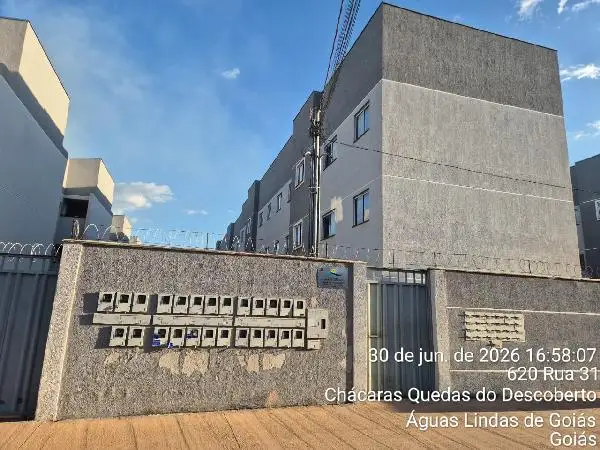 Imóvel em leilão - QUADRA 31, N. SN, Apto 101, CHACARA 619 QD 31, CHACARAS QUEDAS DO DESCOBERTO, AGUAS LINDAS DE GOIAS, GO