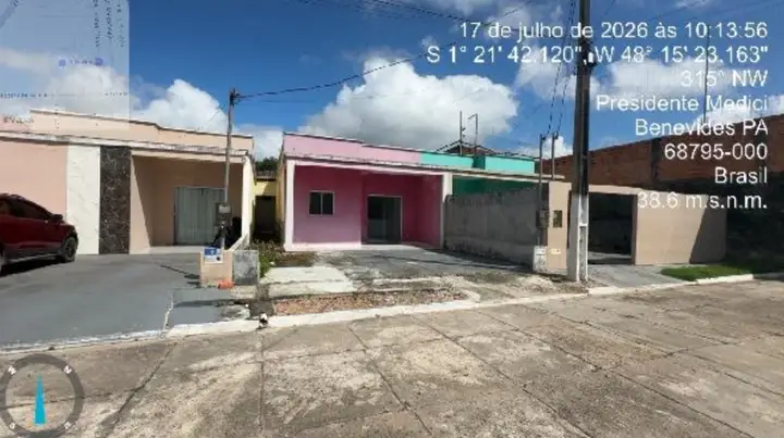 Casa - 62,07m² de área privativa, 127,09m² de área do terreno, com vaga de garagem - BENEVIDES/PA