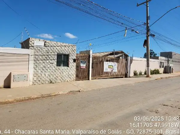 Imóvel em leilão - RUA ESPERANCA, N. SN, CS 32, QD 01, CH 08, CHACARAS BRASIL A, VALPARAISO DE GOIAS, GO