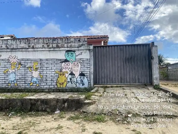Imóvel em leilão - RUA TELENÓFILO HONÓRIO(ANT RUA PROJETADA), N. 502A, 13-A5, QD 4-B, TIBIRI, SANTA RITA, PB