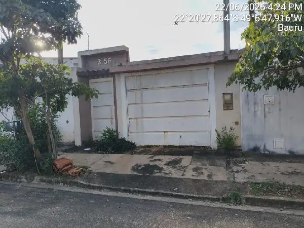 Imóvel em leilão - RUA PAULO DOS SANTOS FILHO, N. 3-56, LT F QD 42, PARQUE VIADUTO, BAURU, SP